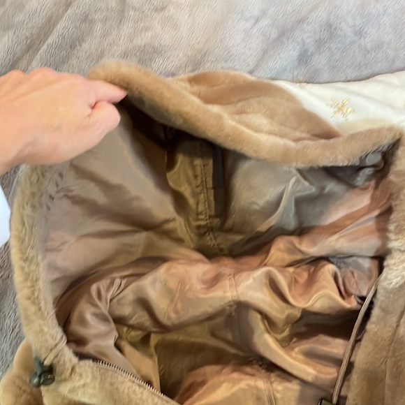 Komitor women’s reversible hooded faux fur jacket 2X - Picture 9 of 12